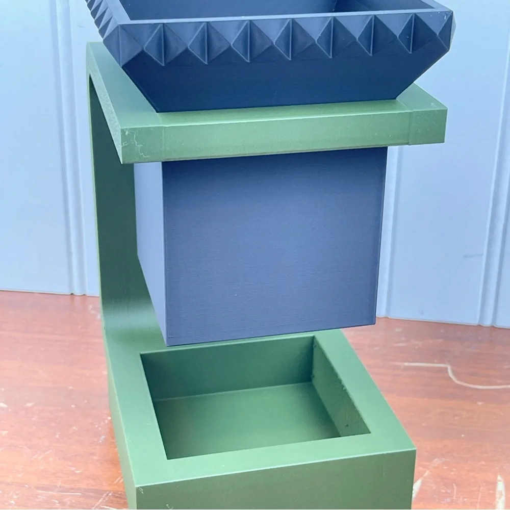 The Daka Planter, Drainage Hole and Stand, Indoor Flower Pot, Succulent Pot